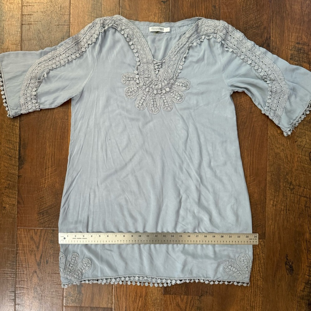 Monoreno Boho Tunic, Size L - image 7